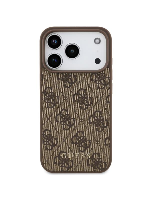 GUESS futerał do IPHONE 17 Pro GUHCP17LG4GFBR (PU 4G Classic) brązowy