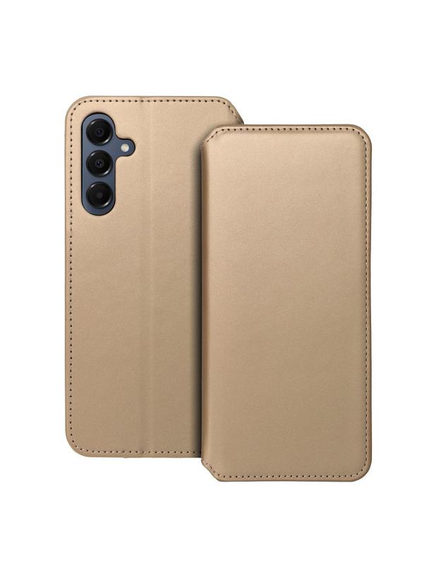 Kabura DUAL POCKET Book do SAMSUNG A16 złoty