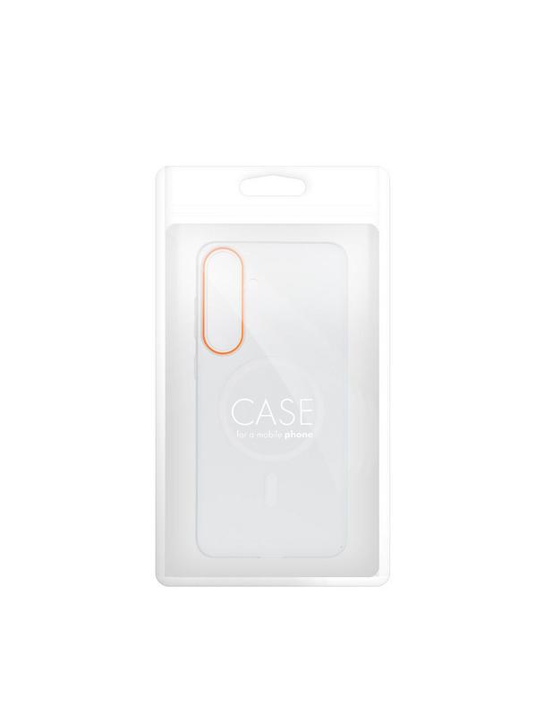 Futerał GO ORANGE kompatybilny z MagSafe do SAMSUNG A56 transparentny