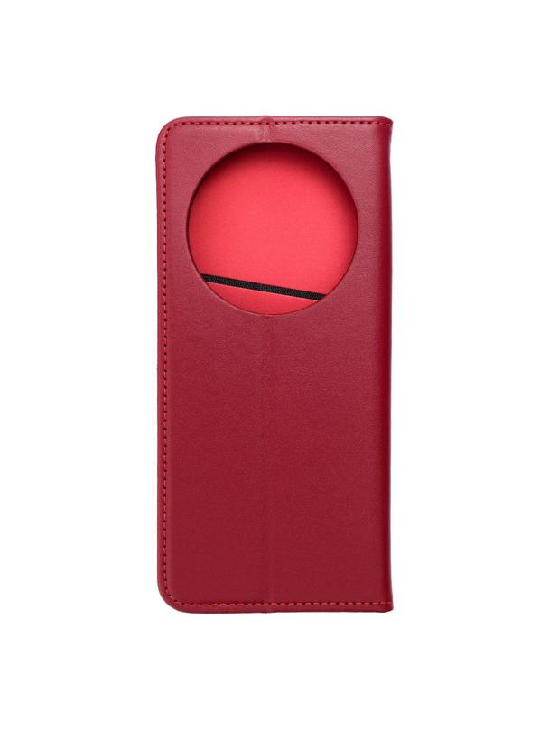 Kabura SMART PRO Book skórzana do XIAOMI Redmi 14C bordowy