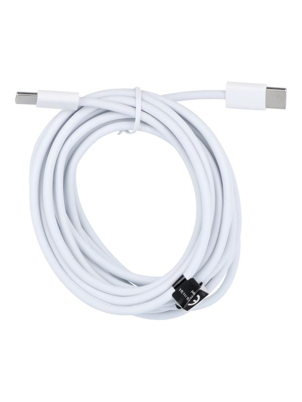 Kabel USB C do USB C PD QC3.0 3A 30W 3 m HD26 biały