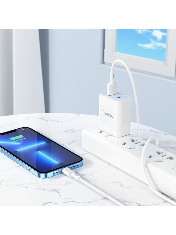 Kabel USB A do Lightning Hoco 2,4A 1 m X83 biały