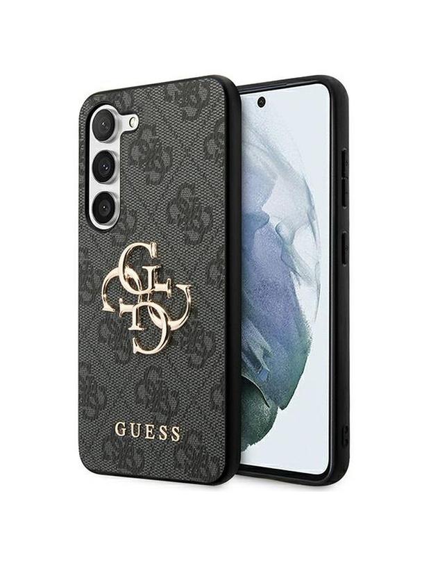 GUESS futerał do SAMSUNG S23 FE GUHCS23FE4GMGGR (Big Metal Logo) szary