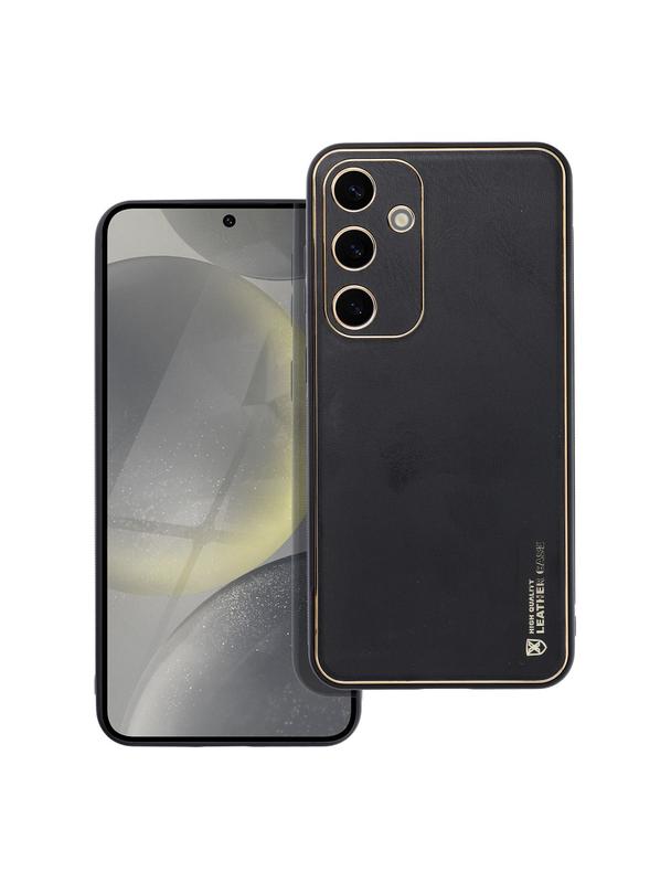 Futerał LEATHER CASE skórzany do SAMSUNG S24 Plus czarny