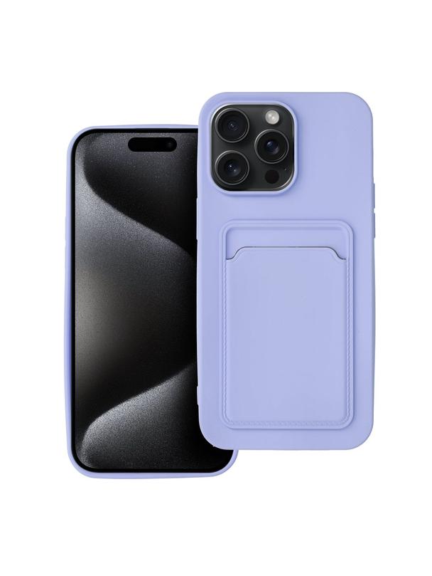 Futerał CARD CASE do IPHONE 15 Pro Max fioletowy