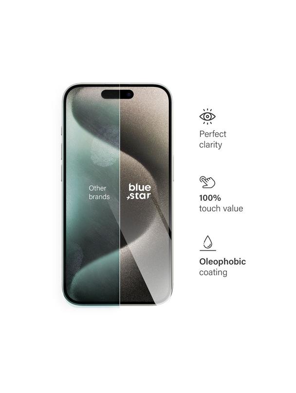 Szkło hartowane do iPhone 15 PRO Blue Star