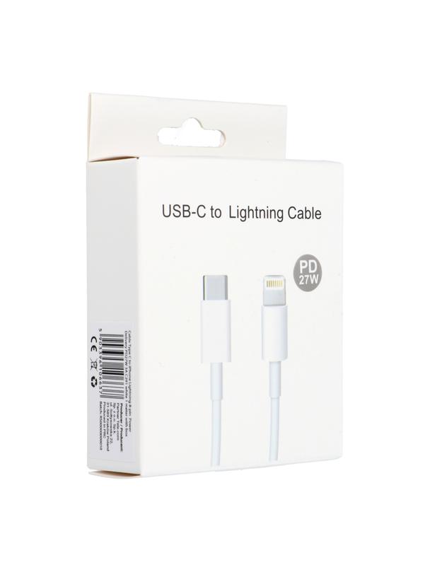 Kabel USB C do Lightning PD 3A 27W 1 m C291 box biały