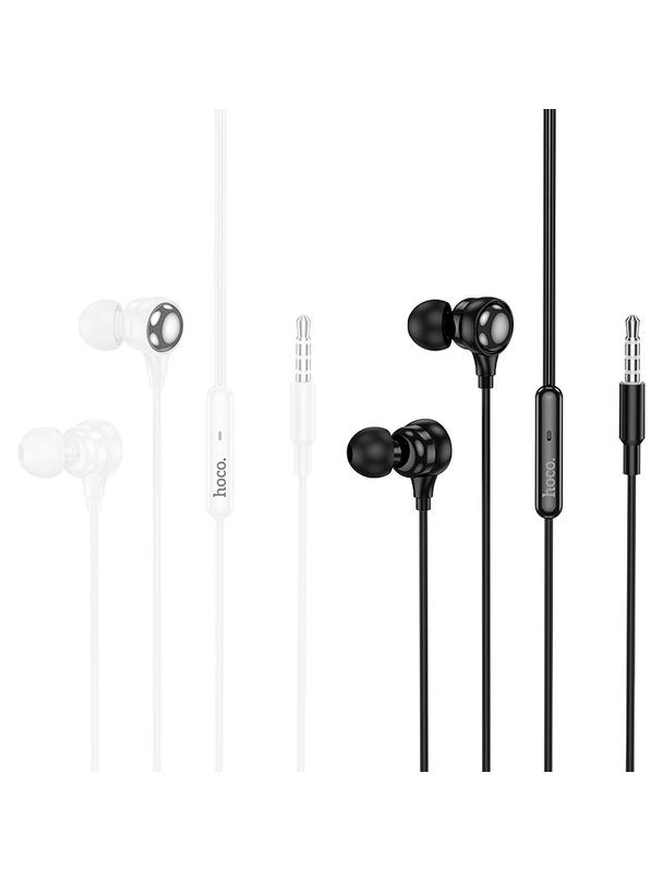 Słuchawki przewodowe douszne Jack 3,5 mm Hoco M116 białe