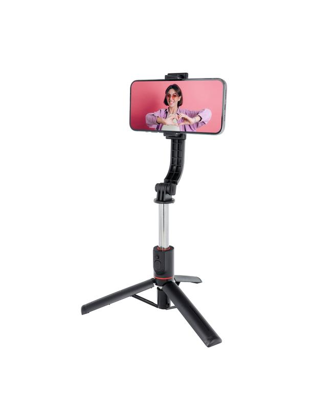 Uchwyt selfie z pilotem bezprzewodowym tripod SSTR-13 czarny