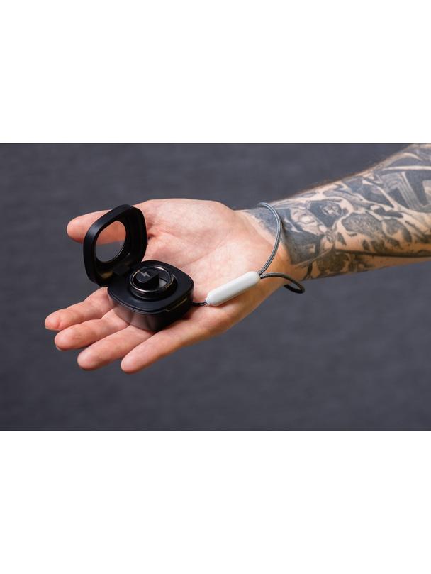 Smart Ring R8- inteligentny pierścień ceramiczny ze stacją ładującą rozmiar 22mm czarny