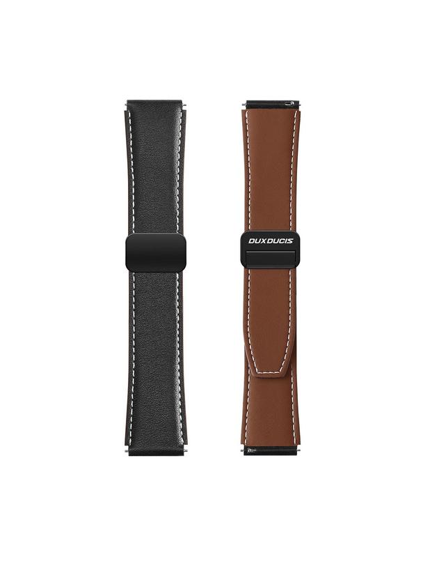 DUX DUCIS pasek YA skórzany 20 mm czarny