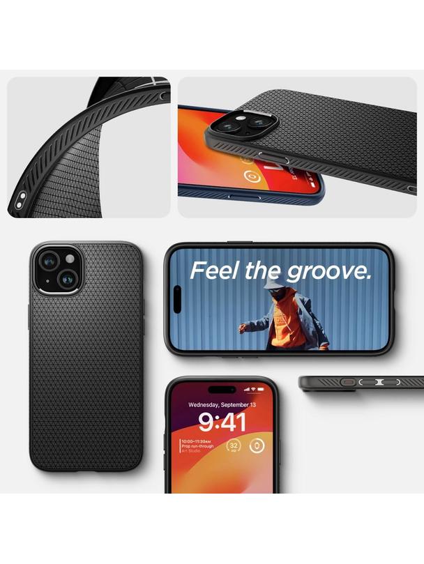 SPIGEN futerał LIQUID AIR do IPHONE 15 matte black