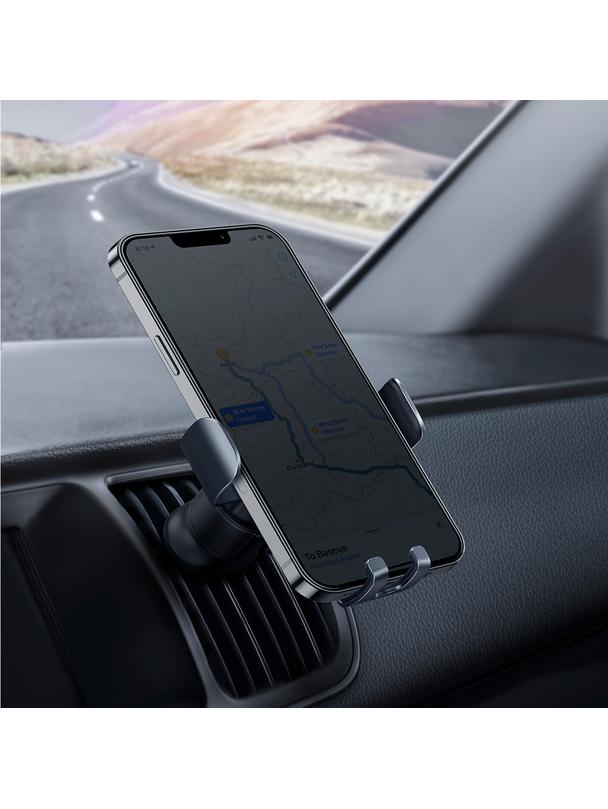 BASEUS uchwyt samochodowy grawitacyjny do kratki SUJS000013 ciemno szary