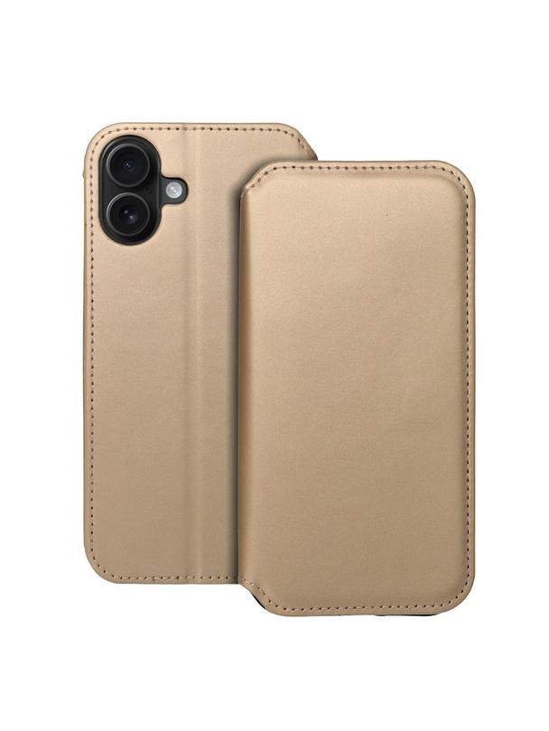 Kabura do IPHONE 16 Plus Dual Pocket Book złoty