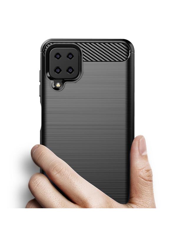 Futerał CARBON do SAMSUNG A12 czarny