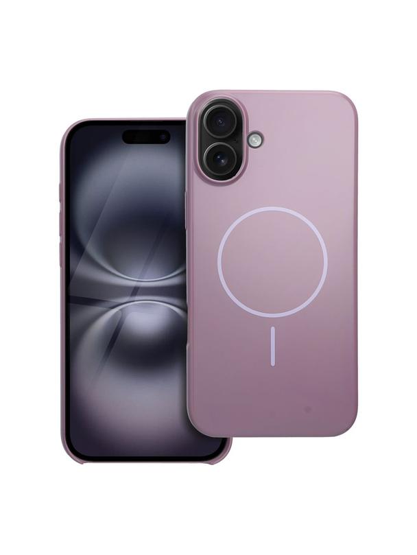 Glossy Mag Cover kompatybilny z MagSafe pasuje do IPHONE 16 PLUS fioletowy