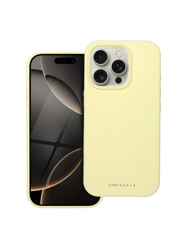 ROAR futerał CLOUD SKIN do IPHONE 16 Pro Jasnożółty