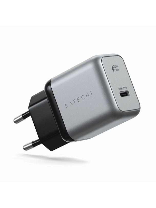 Ładowarka sieciowa do telefonu Satechi GaN USB C 30W ST-UC30WCM-EU szaro czarna