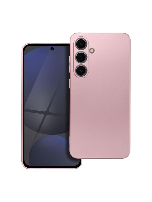 Futerał METALLIC do SAMSUNG S24 FE różowy