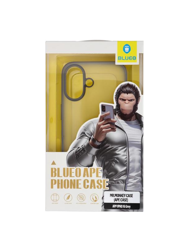 BLUEO APE Phone Case - Apple iPhone 16 szary