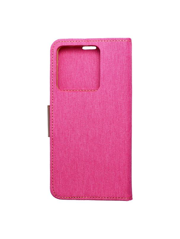 Kabura do XIAOMI Redmi Note 13 5G Canvas Book różowy