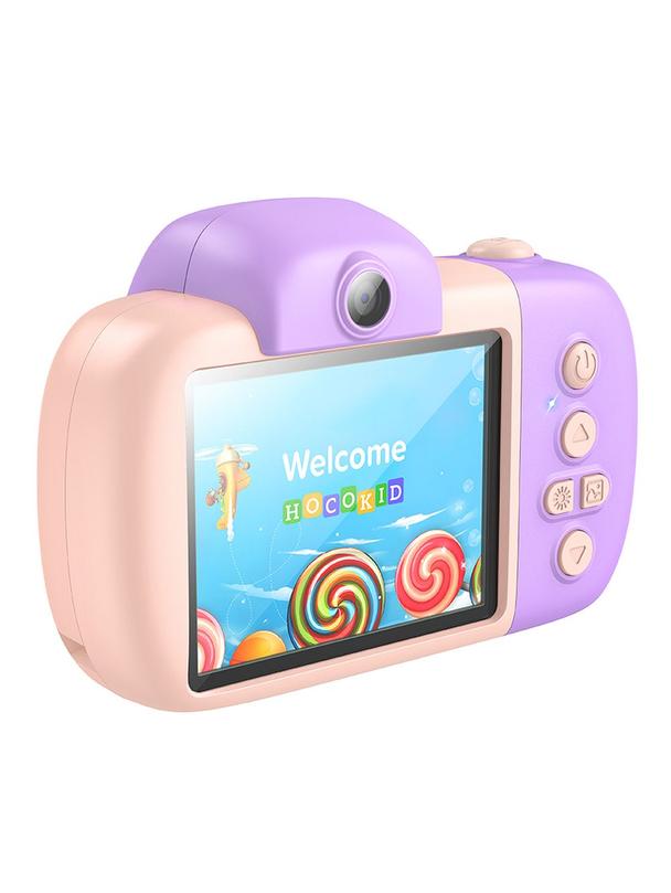 Aparat cyfrowy dla dzieci Hoco 2MP 2,4" Full HD DV201 różowy 0INT