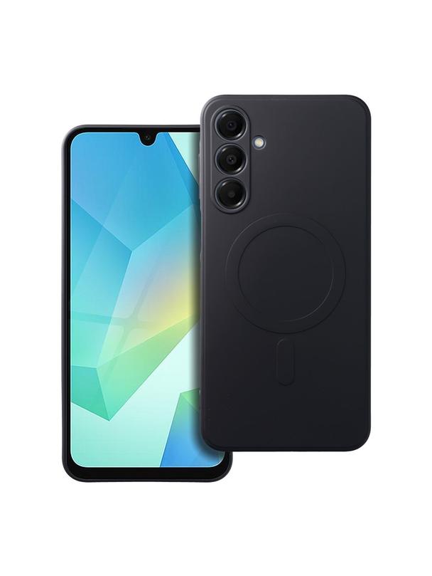 Futerał SILICONE MAG COVER kompatybilny z MagSafe do SAMSUNG A16 5G / A16 4G czarny