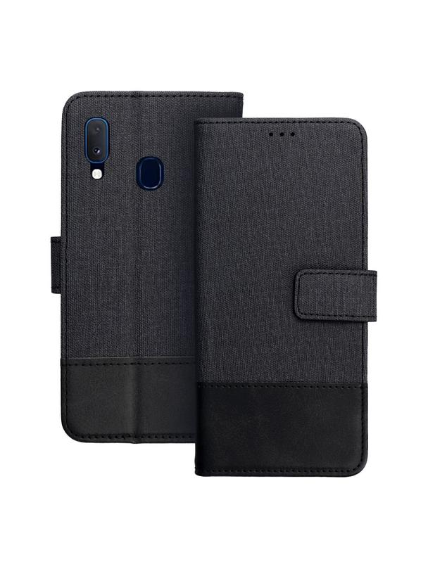 Kabura GOMMA Book do SAMSUNG A20e czarny