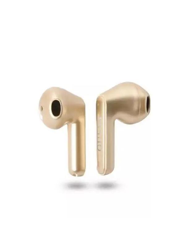 GUESS słuchawki bezprzewodowe bluetooth TWS + stacja dokująca GUTWST82TRD (Triangle Logo) złote