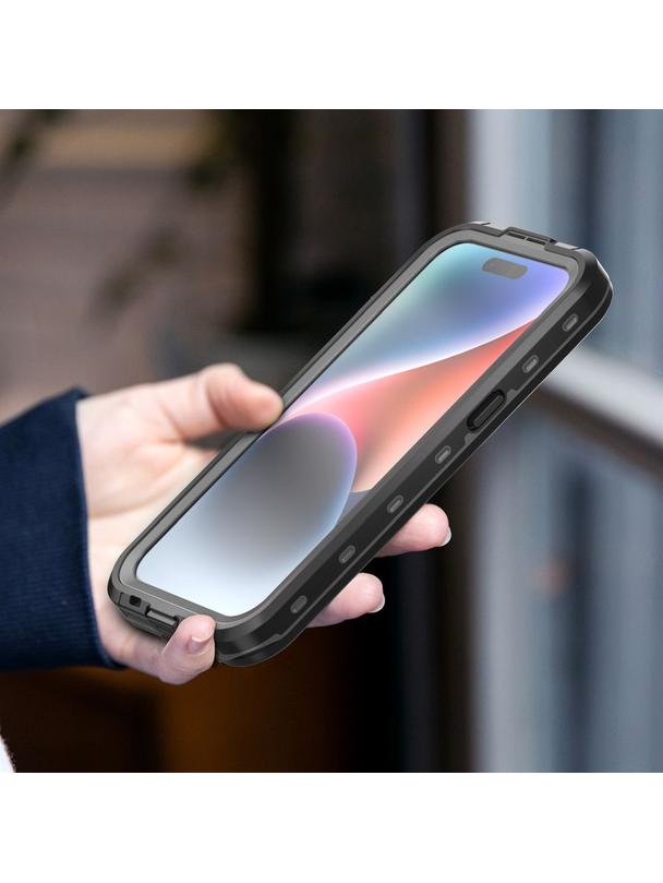 Futerał wodoodporny SHELLBOX DOT kompatybilny z MagSafe do IPHONE 15 czarny