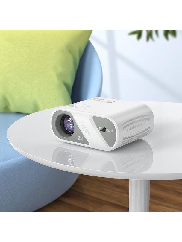Projektor HD Ready Hoco Wi-Fi Bluetooth 720P DT1 biały