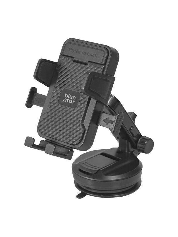 Uchwyt samochodowy do szyby BLUE STAR Tough Lock czarny