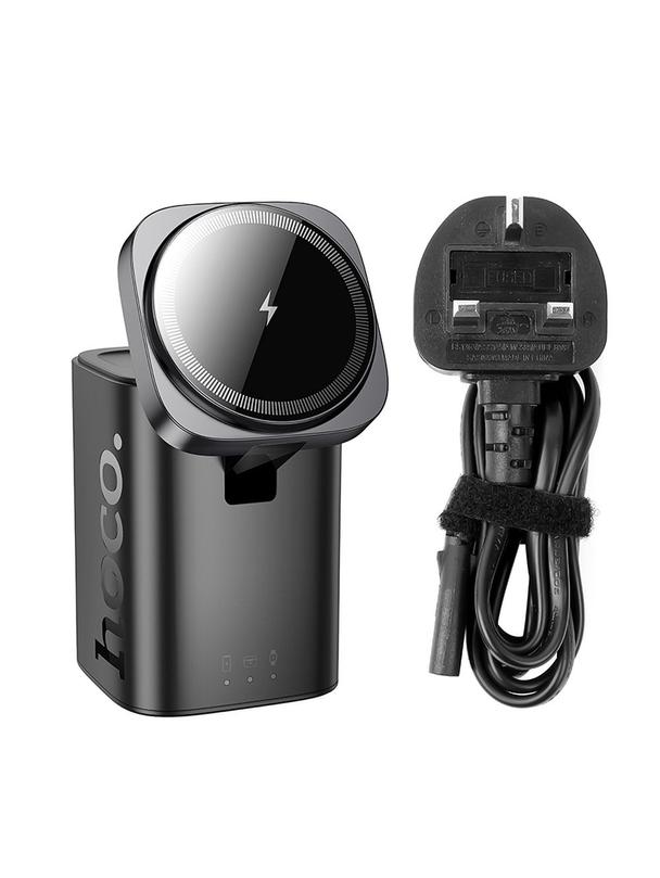 Ładowarka indukcyjna Hoco 6w1 PD QC 65W kompatybilna z Apple Watch CQ20A czarna