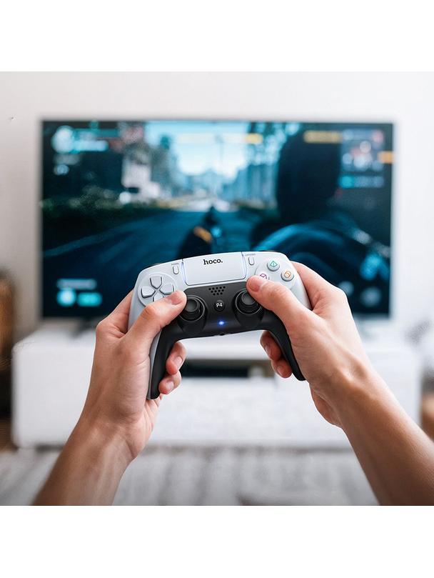 Pad bezprzewodowy Hoco do PS4 / PS5 / PC GA1 biały