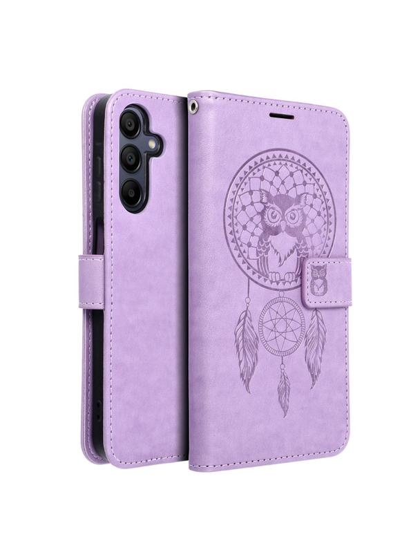 Kabura MEZZO Book do SAMSUNG A15 4G / A15 5G łapacz snów fioletowy