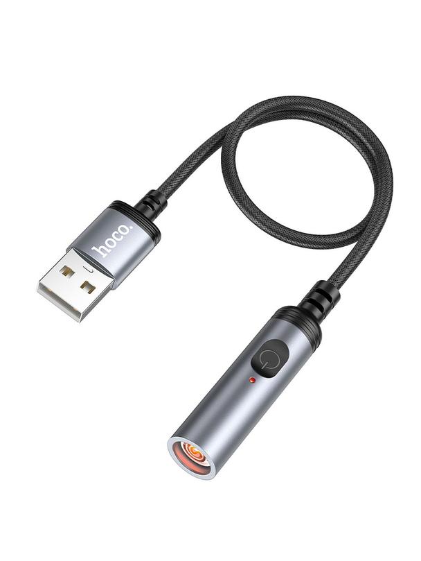 Adapter USB A do zapalniczka samochodowa Hoco 0,3 m UA30 czarny