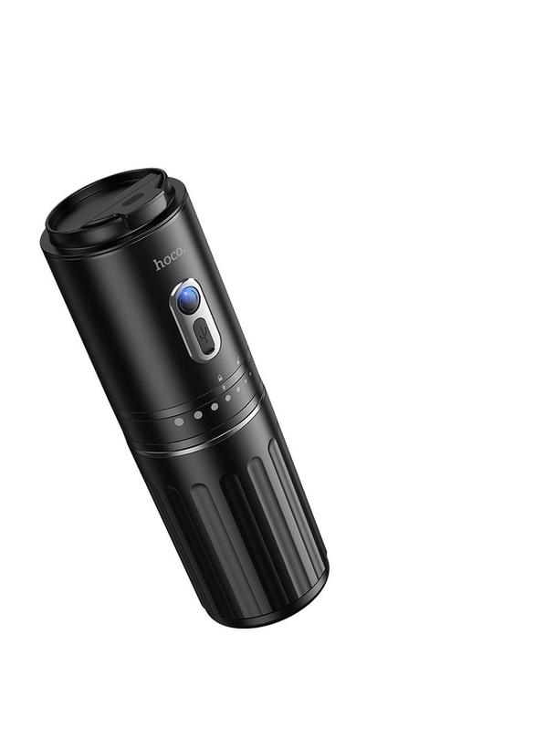 Przenośny kubek do kawy z ekspresem Hoco HX80 czarny