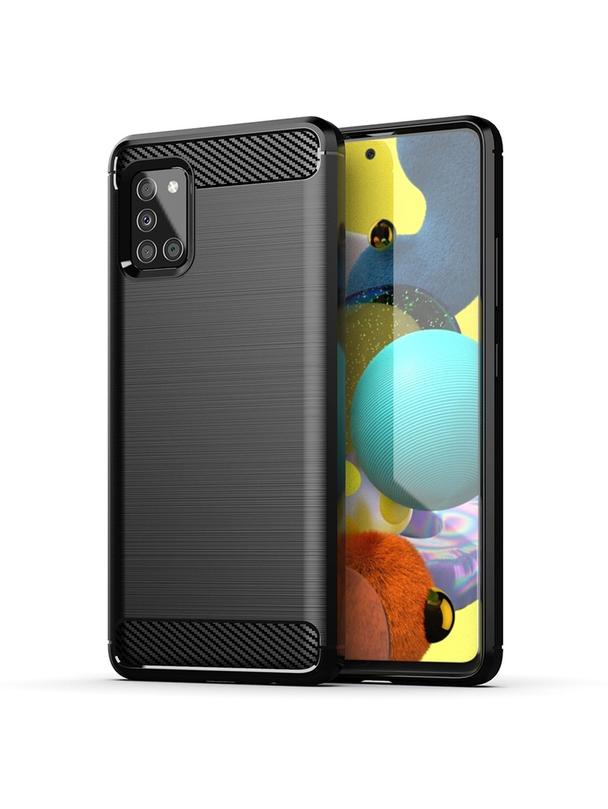 Futerał do Samsung A51 5G Carbon czarny