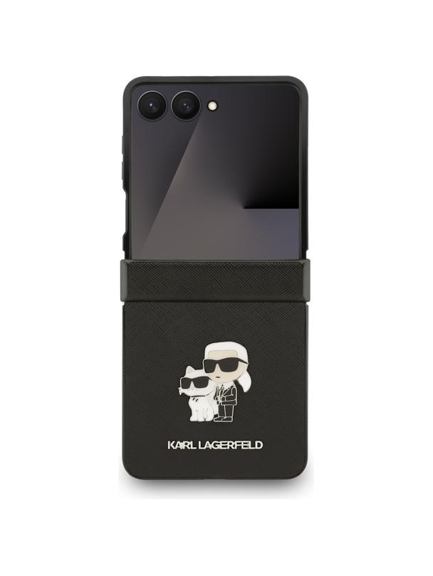 KARL LAGERFELD futerał do SAMSUNG Z Flip7 KLHCZF7SAPKCNPK (Saffiano KC PIN) czarny