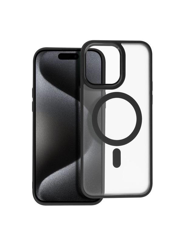 Futerał MATTE MAG COVER kompatybilny z MagSafe do IPHONE 15 Pro Max czarny