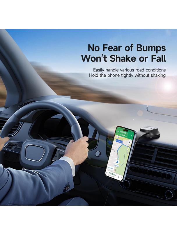 DUZZONA V3  - uchwyt samochodowy indukcyjny do deski kompatybilny z MagSafe 15W czarny