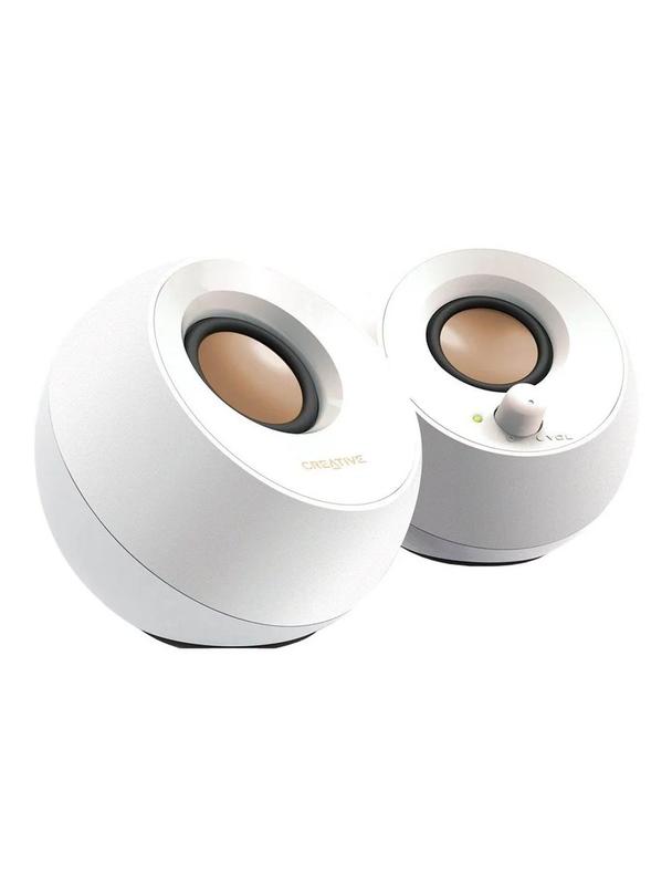 Głośnik przewodowy 4,4W Creative Pebble 2.0 51MF1680AA001 biały