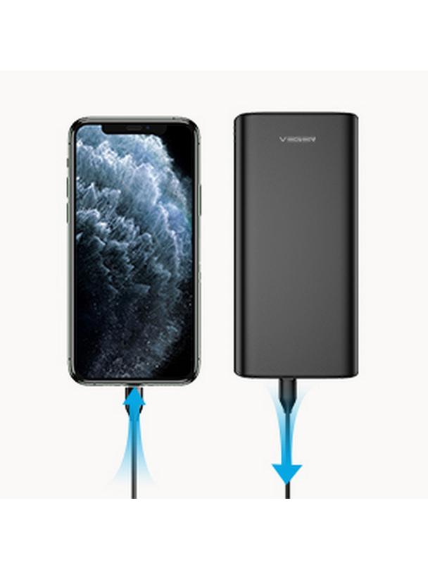 Powerbank Veger T100 (W2032C-100) PD QC3.0 5A 100W 20000 mAh czarny