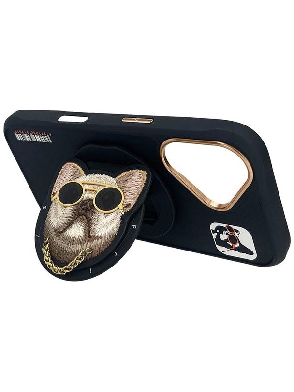 NIMMY futerał GLASSES COOL DOG kompatybilny z MagSafe do IPHONE 16 czarny