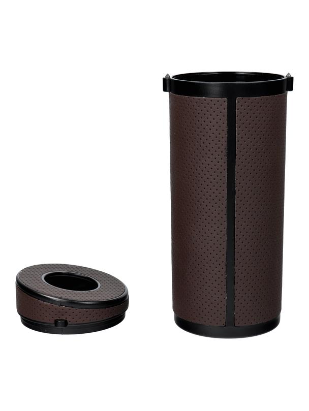 Pojemnik na chusteczki w kształcie tuby brązowy