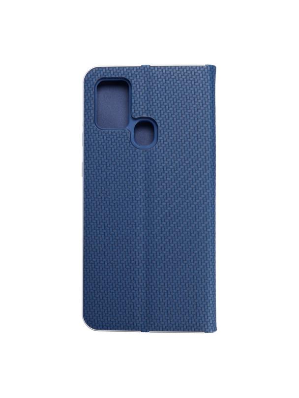Kabura LUNA Book Carbon do SAMSUNG A21s niebieski
