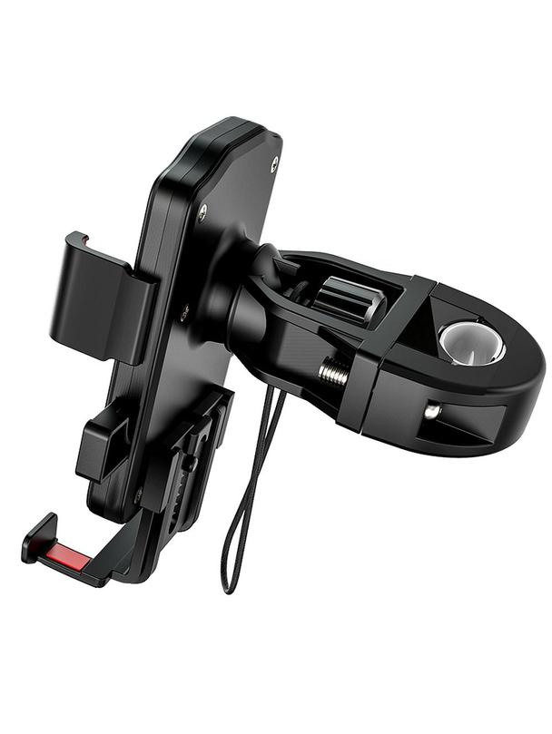 Uchwyt na telefon do roweru / motocykla Hoco do kierownicy CA73 czarno czerwony