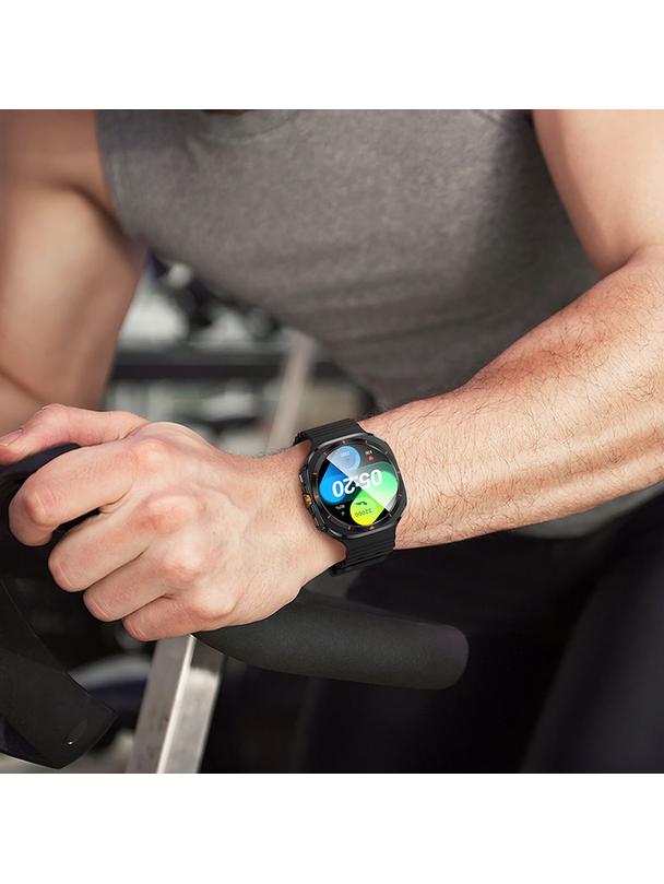 Smartwatch Hoco 1,5" TFT GPS z funkcją rozmowy Y29 czarny