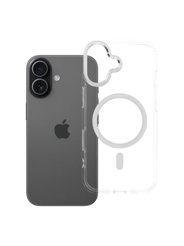 Futerał FRAME CLEAR HYBRID MAG COVER kompatybilny z MagSafe do IPHONE 17 transparentny