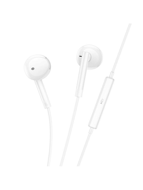 Słuchawki przewodowe douszne USB C Hoco M95 białe